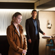 Chloe (Lauren German) and Lucifer question a suspect.